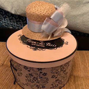 Fleur de Paris New Orleans custom straw hat